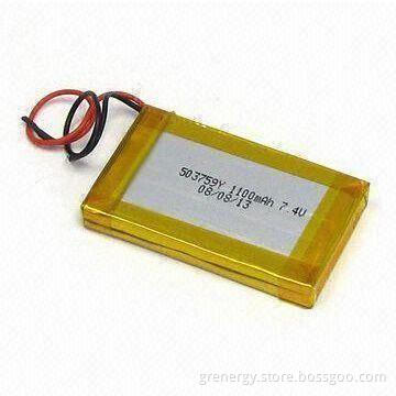 Lithium Polymer Battery Pack with 7.4V Nominal Capacity, Suitable for GPS